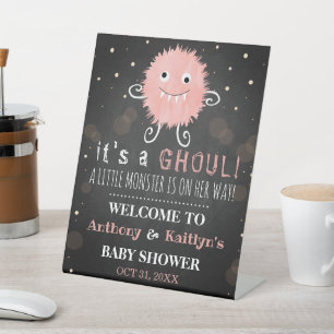 Signe De Table C'est A Ghoul ! Baby shower d'Halloween de Little