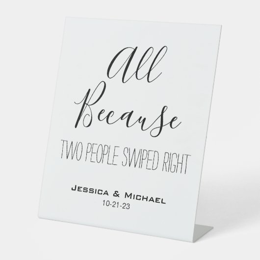 Signe De Table C'Est Drôle Parce Que Deux Personnes Ont Balayé À  (Recto)