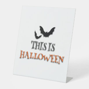 Signe De Table C'est Halloween