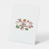 Signe De Table C'Est La Saison Bloc Acrylique Noël (Recto)