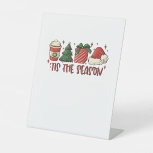 Signe De Table C'Est La Saison Café De Noël Amour De Vacances Drô