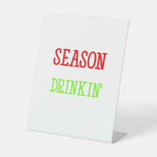 Signe De Table C'Est La Saison D'Être Des Vacances Boissons