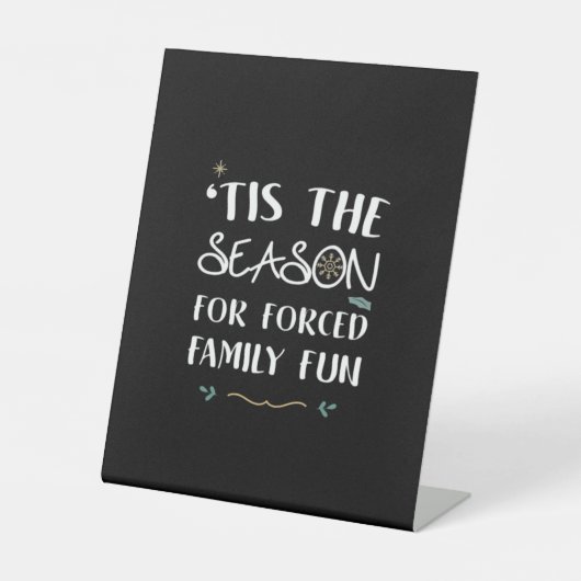 Signe De Table C'est la saison du style minimal essentiel forcé (Recto)
