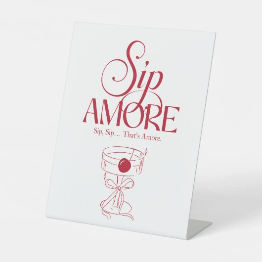 Signe De Table C'est l'Amour Mariage main levée (Recto)
