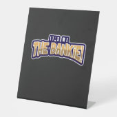 SIGNE DE TABLE C'EST MOI LA BANKIE (Recto)