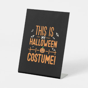 Signe De Table C'est mon costume d'Halloween