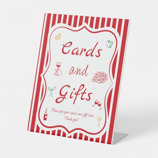 Signe De Table C'est plus de cartes-Fêtes des mariées et cadeaux (Recto)