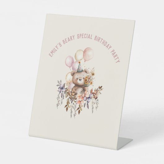 Signe De Table C'est une spéciale de béary Anniversaire Joyeux ta (Recto)