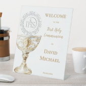 Signe De Table Chalice Host First Holy Communion welcome (In SItu)