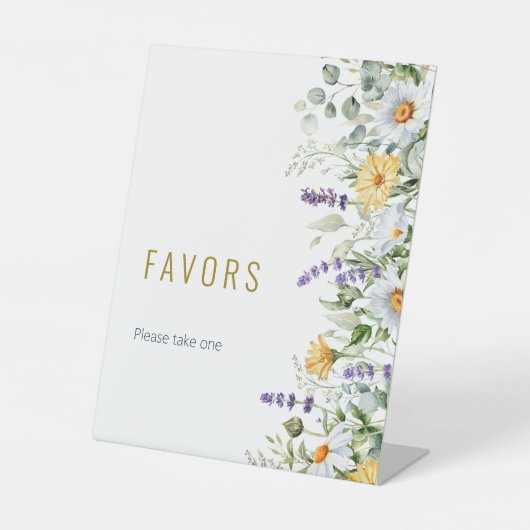 Signe De Table Chamomile & Eucalyptus Favors Sign (Recto)
