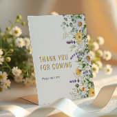 Signe De Table Chamomile & Eucalyptus Thanks for Coming