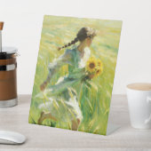 Signe De Table Champ Estival Impressionniste (In SItu)