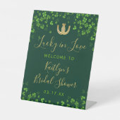 Signe De Table Chanceux dans l'amour Fête de mariage Saint-Patric (Recto)