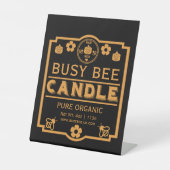 Signe De Table Chandelles de miel du marché agricole (Recto)