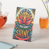 Signe De Table Chaque jour est une nouvelle chance de briller (In SItu)