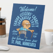 Signe De Table Charité des seniors à la mode rétro (In SItu)