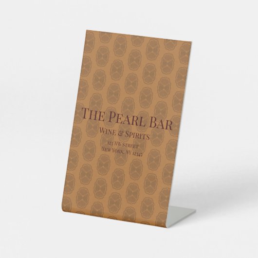 Signe De Table Charme (Recto)