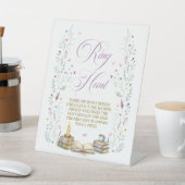 Signe De Table Chasse à l'anneau de douche de mariage du prochain (In SItu)