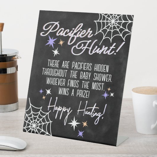 Signe De Table Chasse éffrayante de Pacifique (In SItu)