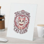 Signe De Table Chat de la Saint-Valentin Dessin drôle pour amateu (In SItu)