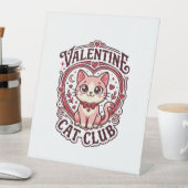 Signe De Table Chat de la Saint-Valentin Dessin drôle pour amateu (In SItu)