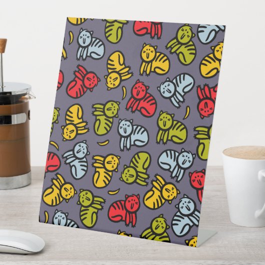 Signe De Table Chats plus bananes (In SItu)