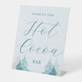 Signe De Table Chaud Cocoa Bar Wonderland Quinceanera (Recto)