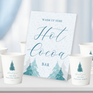 Signe De Table Chaud Cocoa Bar Wonderland Quinceanera