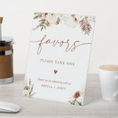 Signe De Table Chaud Terracotta Earthy Boho Floral Faveurs Mariag (In SItu)