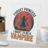 Signe De Table Chemise de princesse vampire rétro épouvantable Ha (In SItu)