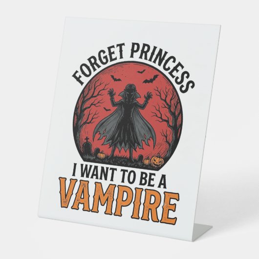 Signe De Table Chemise de princesse vampire rétro épouvantable Ha (Recto)