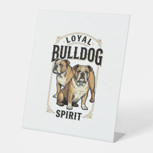 Signe De Table Chemise Vintage Bulldog Twin Bulldogs Gravure Tee_