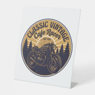 Signe De Table Chemise Vintage Classic Cafe Racer Moto | Re