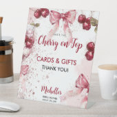 Signe De Table Cherry on Top Bow Cocktail Fête des mariées d'été (In SItu)