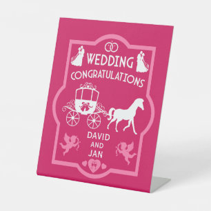 Signe De Table Cheval Et Panier Romantique Mariage