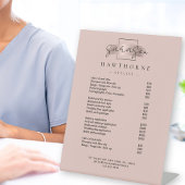 Signe De Table Chic Brush Stroke Salon Tarifs Services Moderne