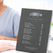 Signe De Table Chic Brush Stroke Salon Tarifs Services Moderne