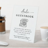 Signe De Table Chic Calligraphy Mariage Téléphone Audio Livre d'o (In SItu)