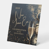 Signe De Table Chic Champagne Time New Year's Eve Party (Recto)