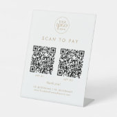 Signe De Table Chic Gold Business Logo 2 Applications Numériser P (Recto)