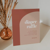 Signe De Table Chic pêche en terre cuite arche Diaper Raffle