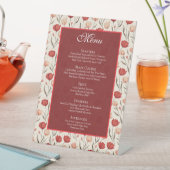 Signe De Table Chic Wildflower Tulip Minimalist Wedding Menus (In SItu)