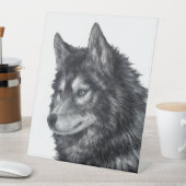 Signe De Table Chien de Balto (In SItu)