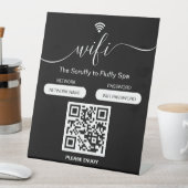 Signe De Table Chien Grooming Business Sign Connexion WiFi gratui (In SItu)