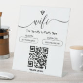 Signe De Table Chien Grooming Business Sign Connexion WiFi gratui (In SItu)