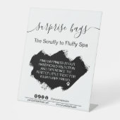 Signe De Table Chien Grooming Entreprise Signal Chien Groomer Sig (Recto)