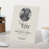 Signe De Table Chien Photo Mariage Tennis Ball Favoriser (In SItu)