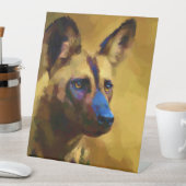 Signe De Table Chien sauvage africain (In SItu)