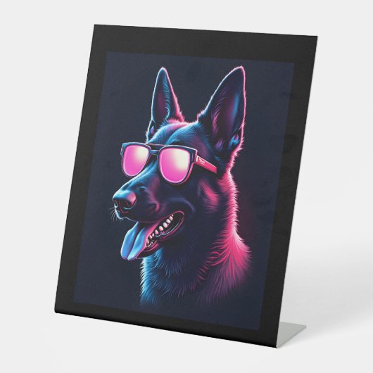 Signe De Table Chiens Malinois belges T-shirt Malinois (Recto)