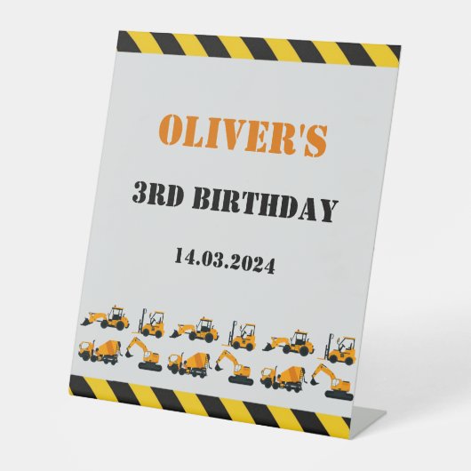 Signe De Table Chiffres de construction Symbole de soie de fête d (Recto)